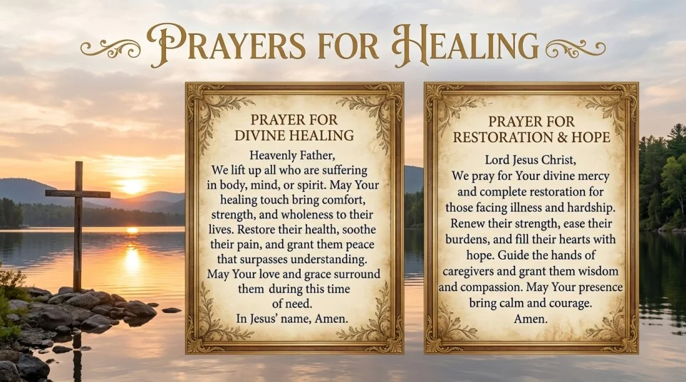 Prayers for Healing Pictures