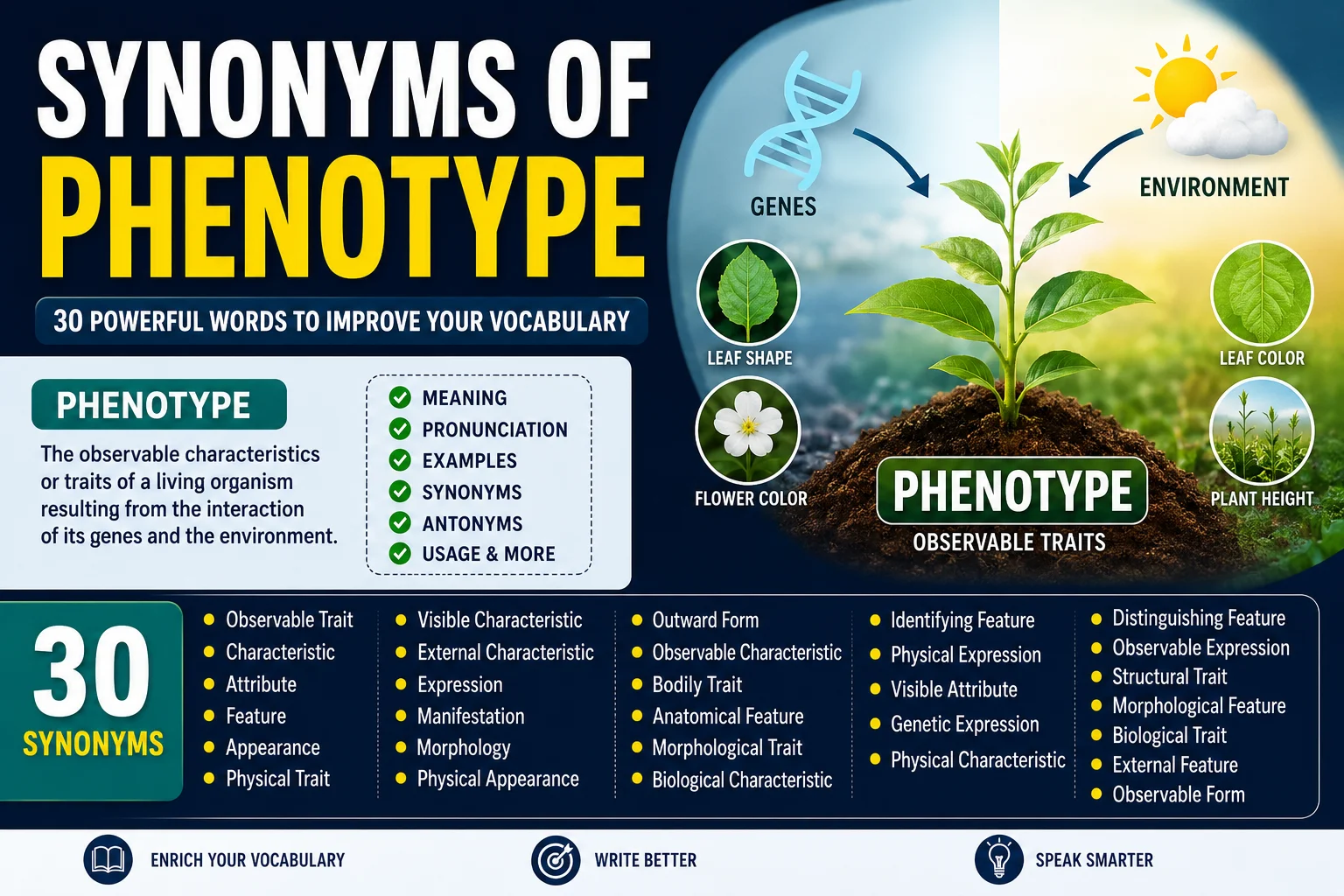Synonyms of Phenotype