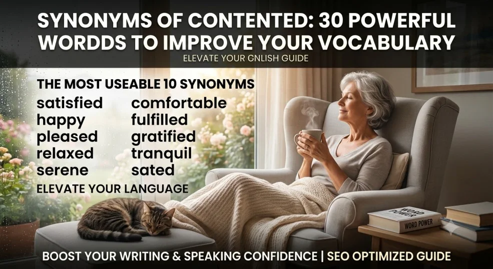 Synonyms of Contented