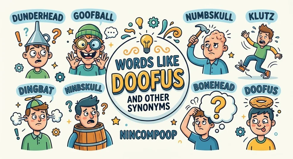 Synonyms of Doofus