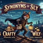 Synonyms of sly