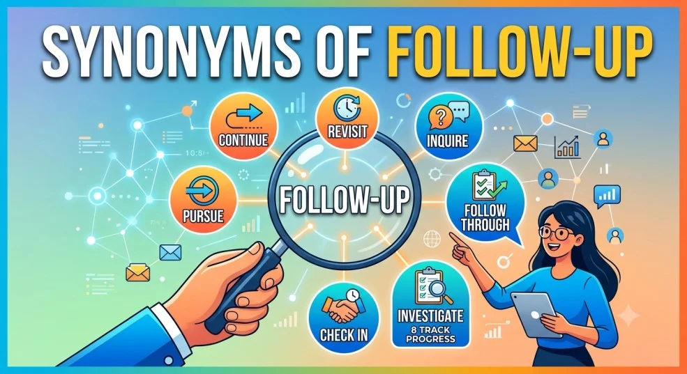 Synonyms of Follow
