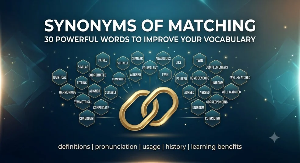 Synonyms of Matching