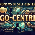synonyms of self centered